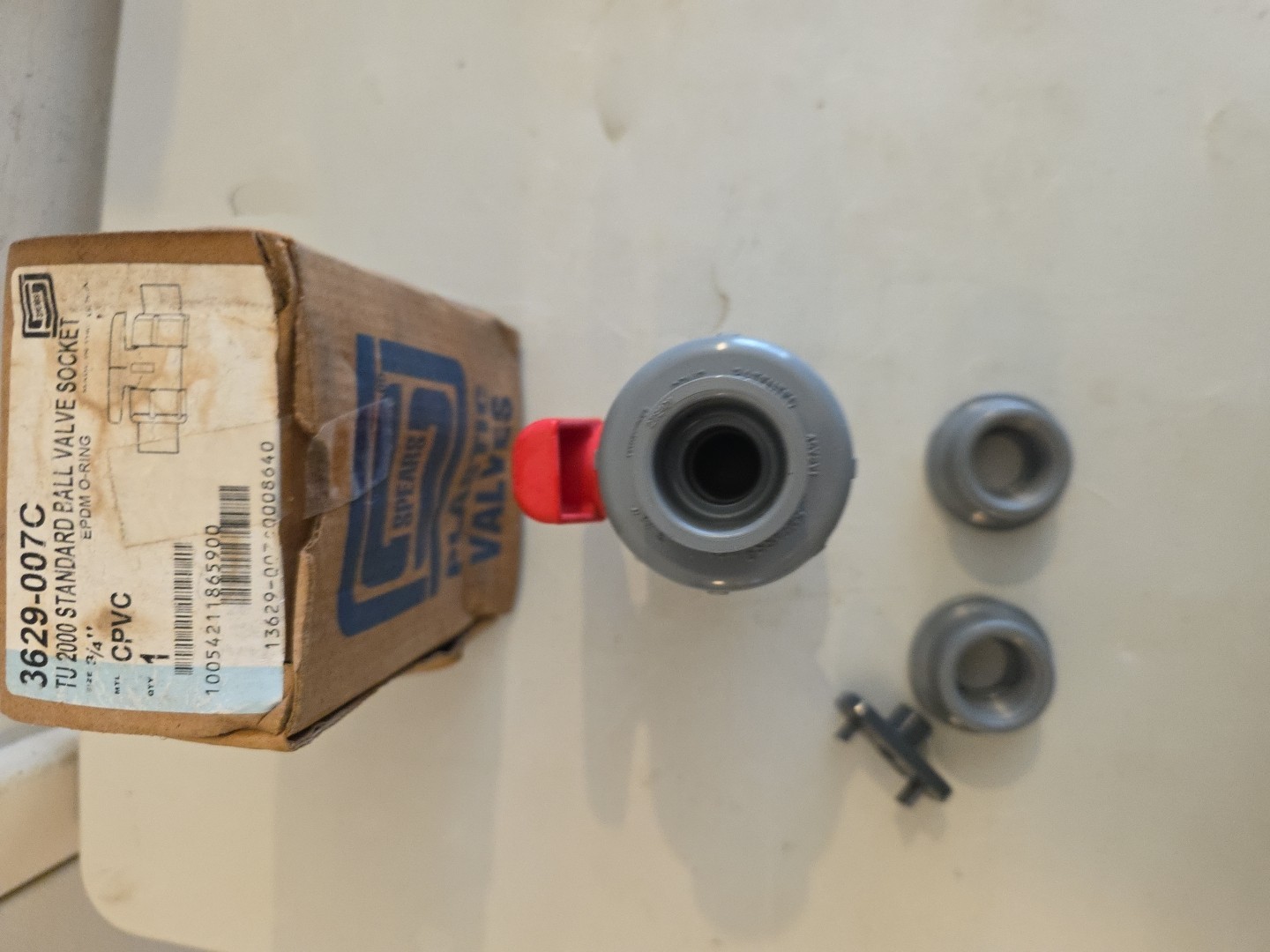 Spears 3629–007C Tru Union 2000 3/4″ Cpvc Ball Valve SOC/ FIPT Box Damage New