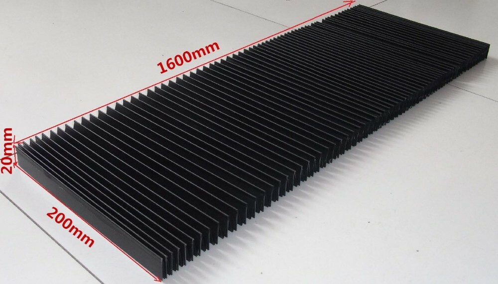 Custom T7 flat bellows -H=20 mm, W=200 mm , L= 1600 mm