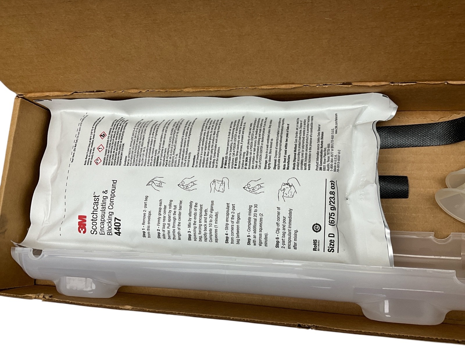 Corning 898307 Rigid Body Closure Kit W/4407 CO