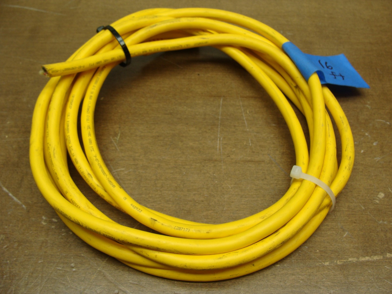 TURCK INDUSTRIAL CONNECTOR CABLE P-07-KA090007-1-MSHR 16AWG 600V 16FT