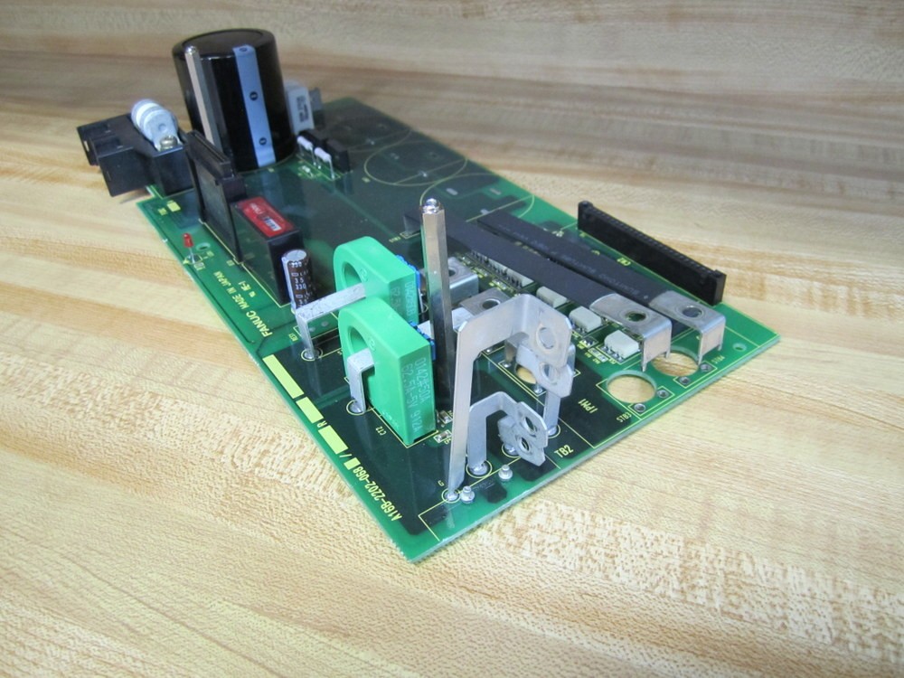 Fanuc A16B-2202-068 Board Missing Fan & 3 Capacitors