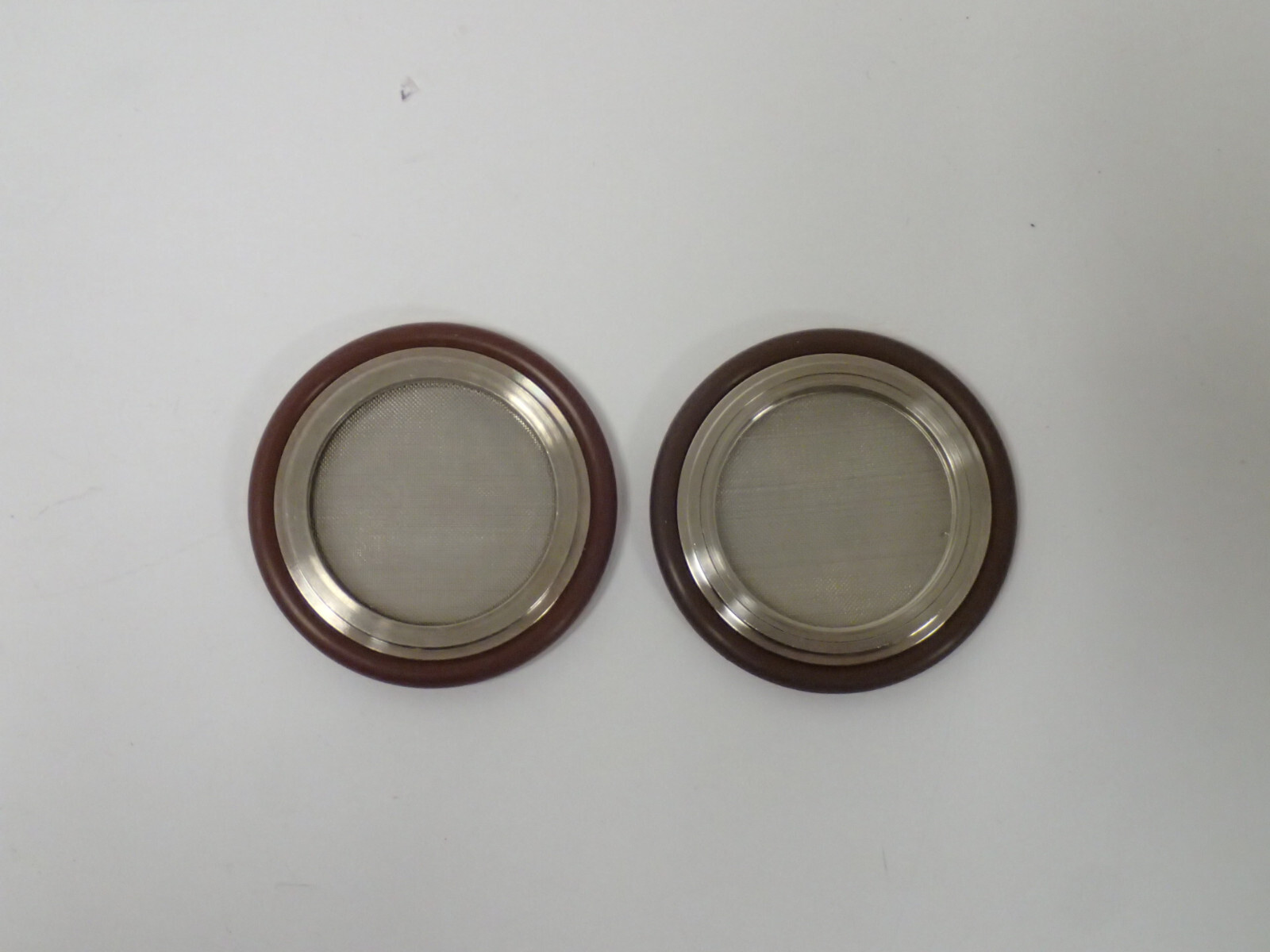 304 STAINLESS STEEL CENTERING RING, VITON O-RING NW50 WITH SCREEN NW50SRVS