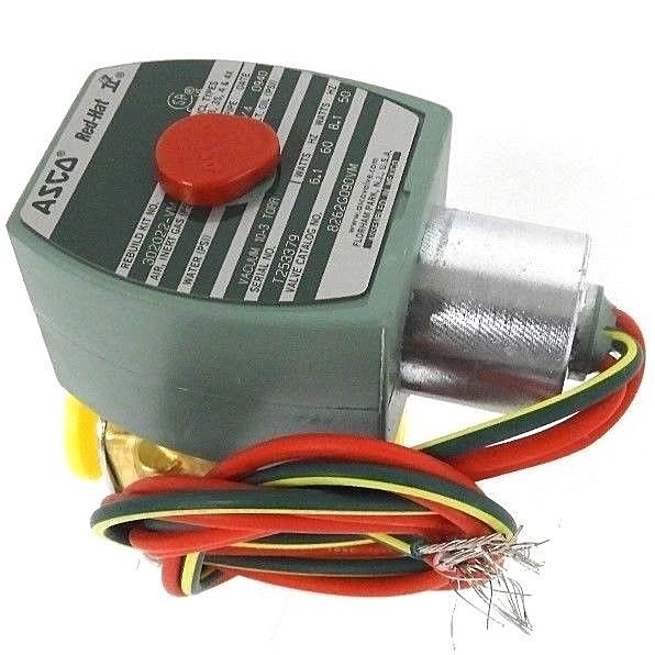 NIB ASCO 8262G090VM SOLENOID VALVE 120/60 – 110/50, 1/4 PIPE, MP-C-080
