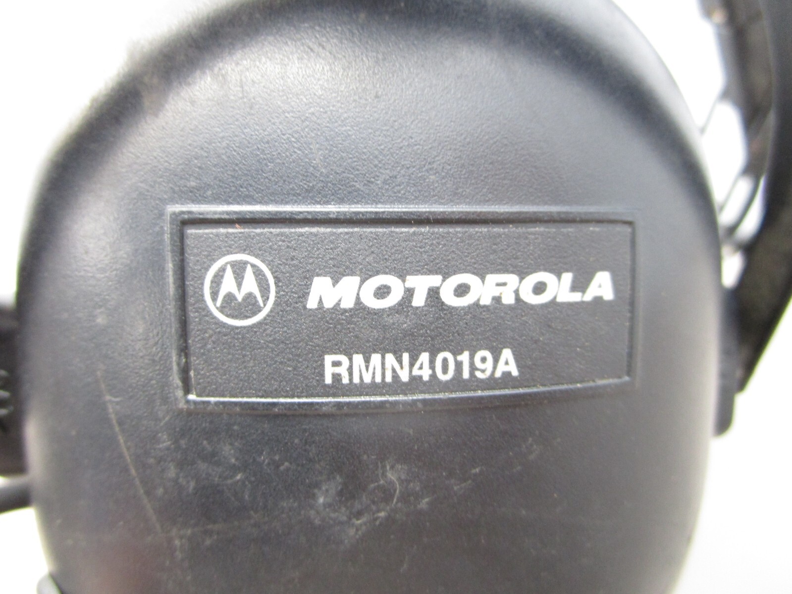 Motorola RMN4019A Medium Duty Radio Headset with PTT Over the Head