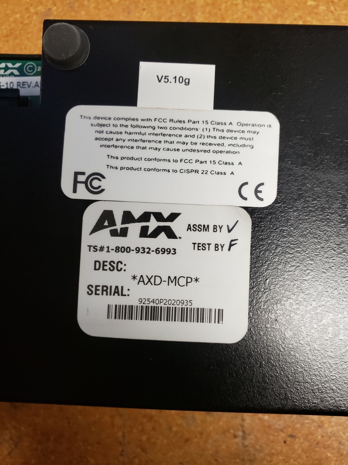 Refurbished AMX Panja AXD-MCP DISPLAY UNIT SA0925-10 50-0925-10 ATX-U-MPC