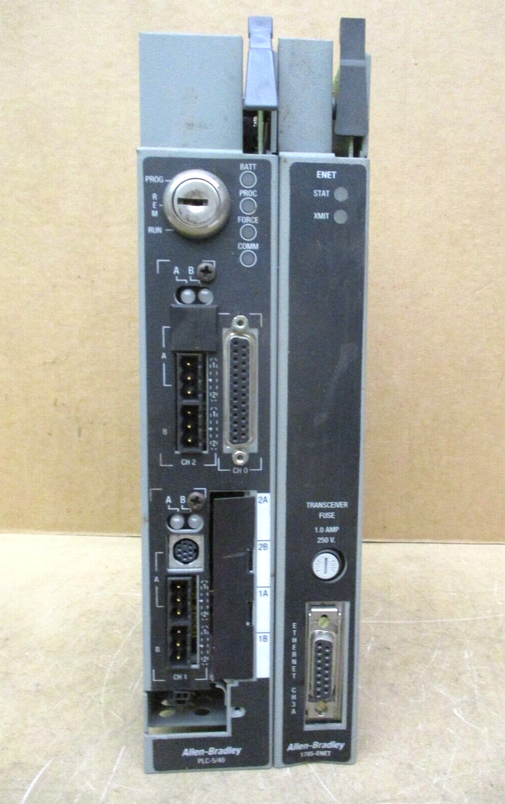 Allen-Bradley 1771-A1B 1771-P4S 1785-ENET PLC-5/40 48474DH