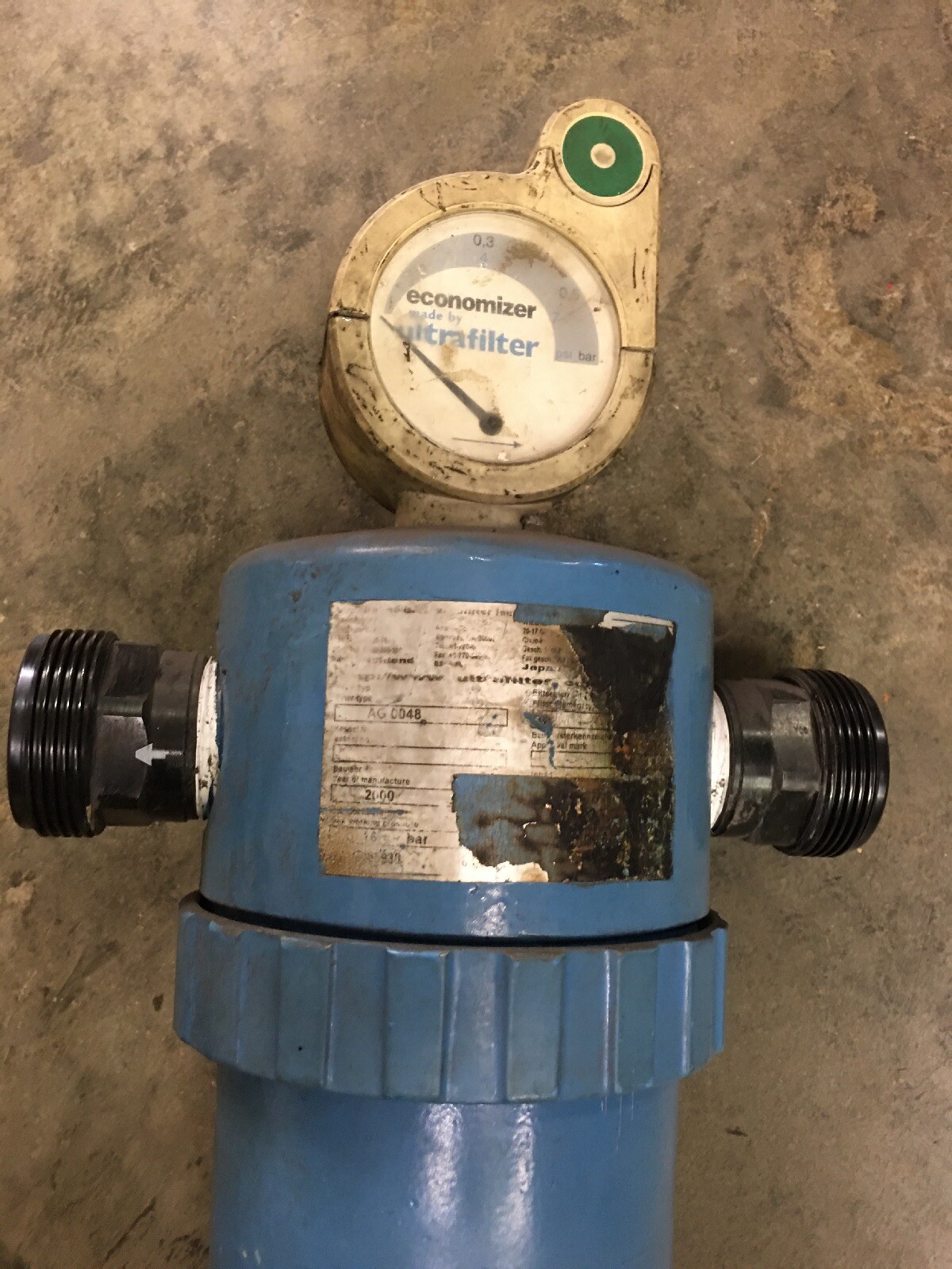 Donaldson Economizer Ultrafilter AG0048, With UFM-T 10 Superplus