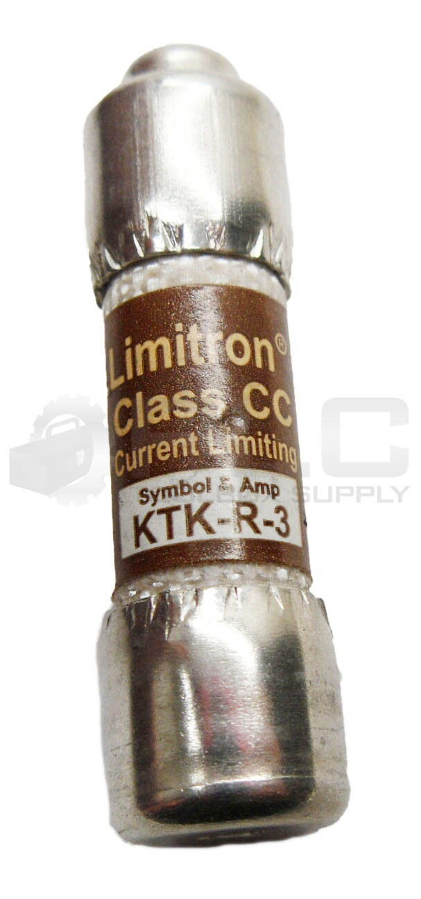 NEW BOX OF 8 BUSSMAN KTK-R-3 LIMITRON FUSE 3A