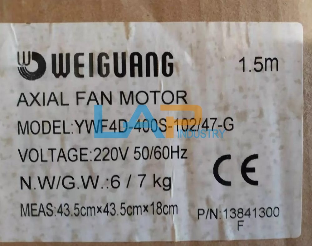 1PCS New YWF4D-400S-102/47-G 220V Three-phase external rotation subnet hood fan