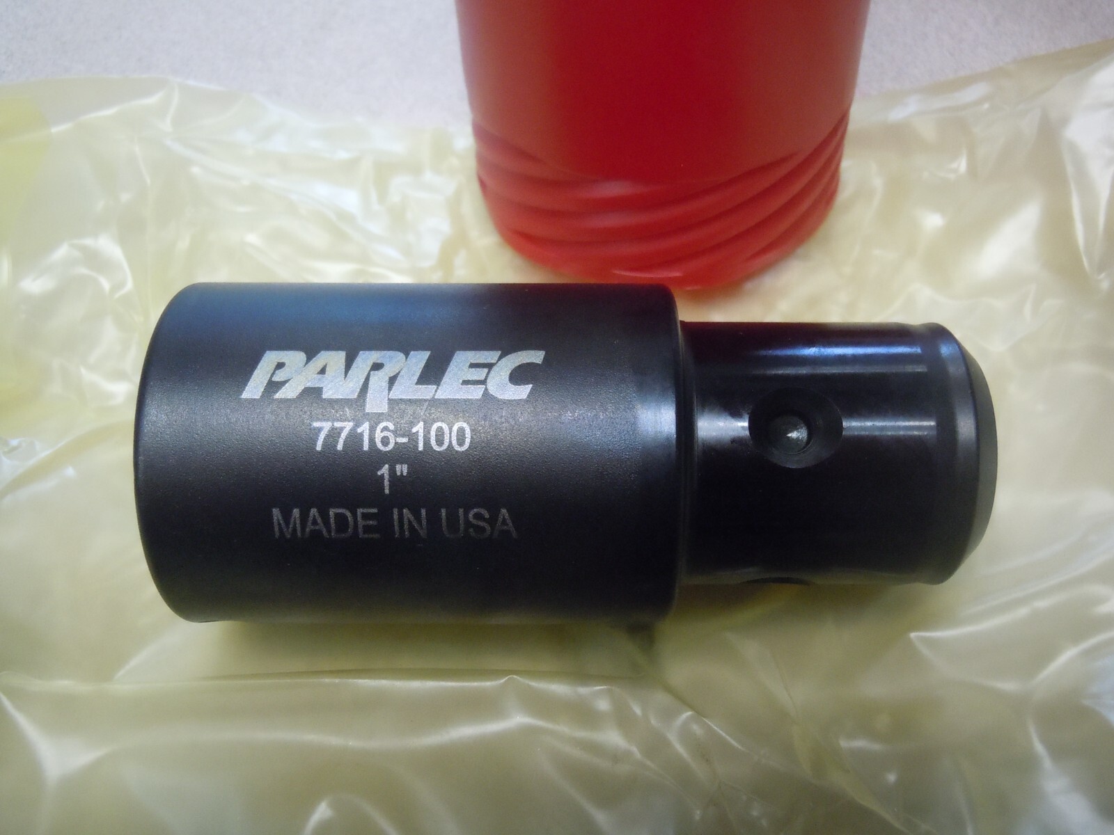 Parlec 7716-100 | 1″ Size x 0.800″ Shank Tapping Adapter