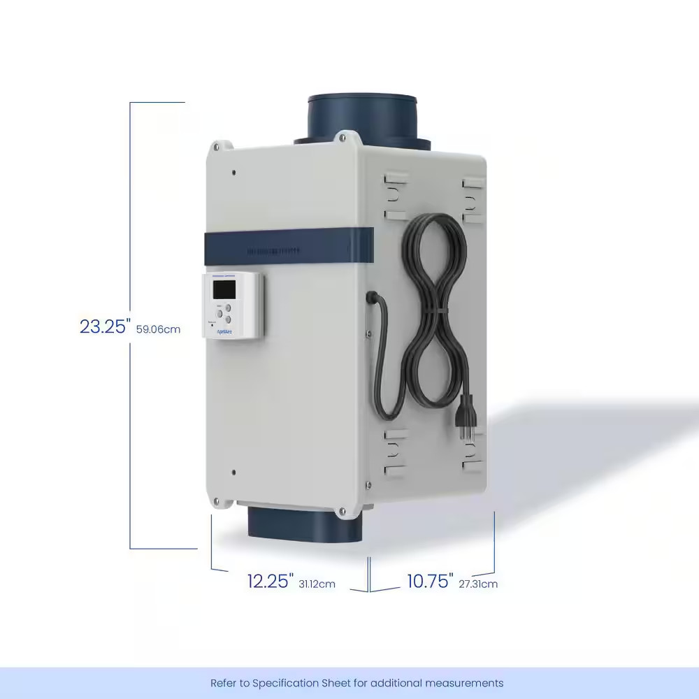 8145 Fresh Air Ventilator with Integrated Control, Powered Damper, and Filter
