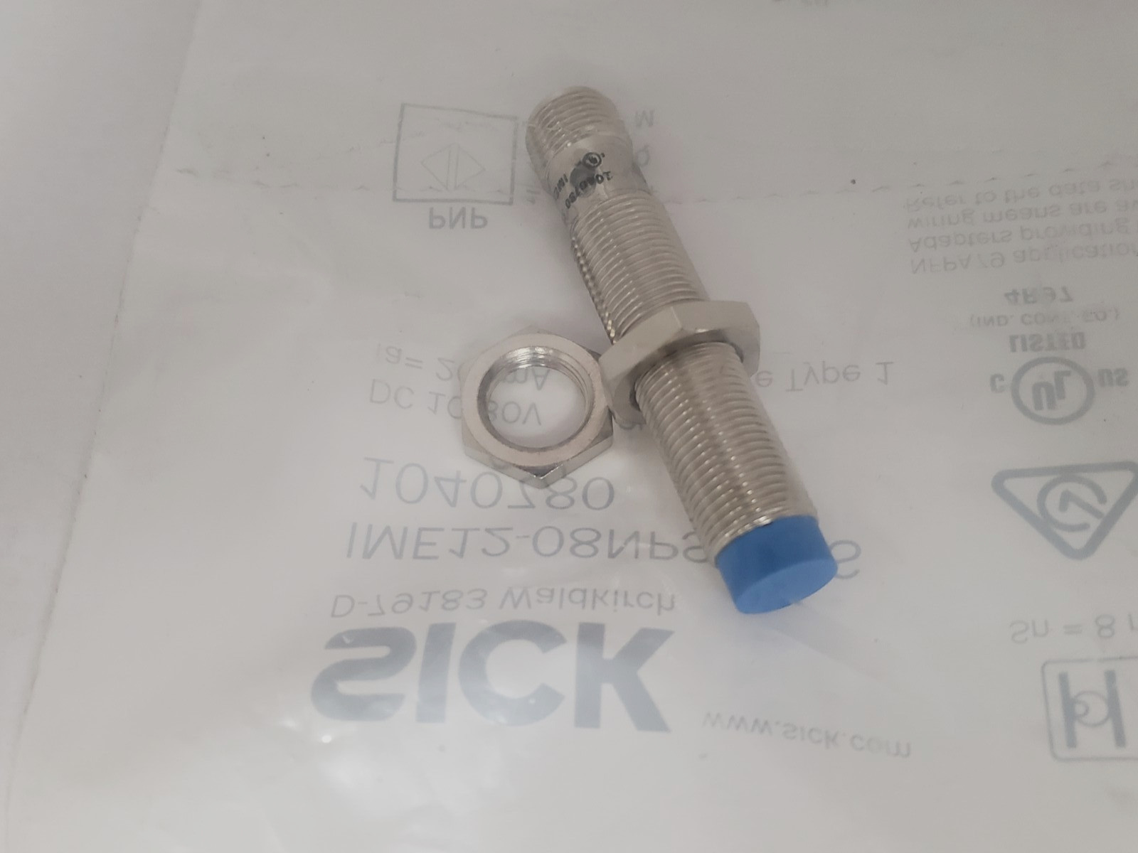 SICK IME12-08NPSZC0S INDUCTIVE PROXIMITY SENSOR 10-30V PNP NO 4 PIN NIB