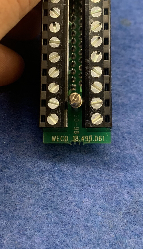 (7) WECO 18.499.061 Terminal Board New Free Shipping