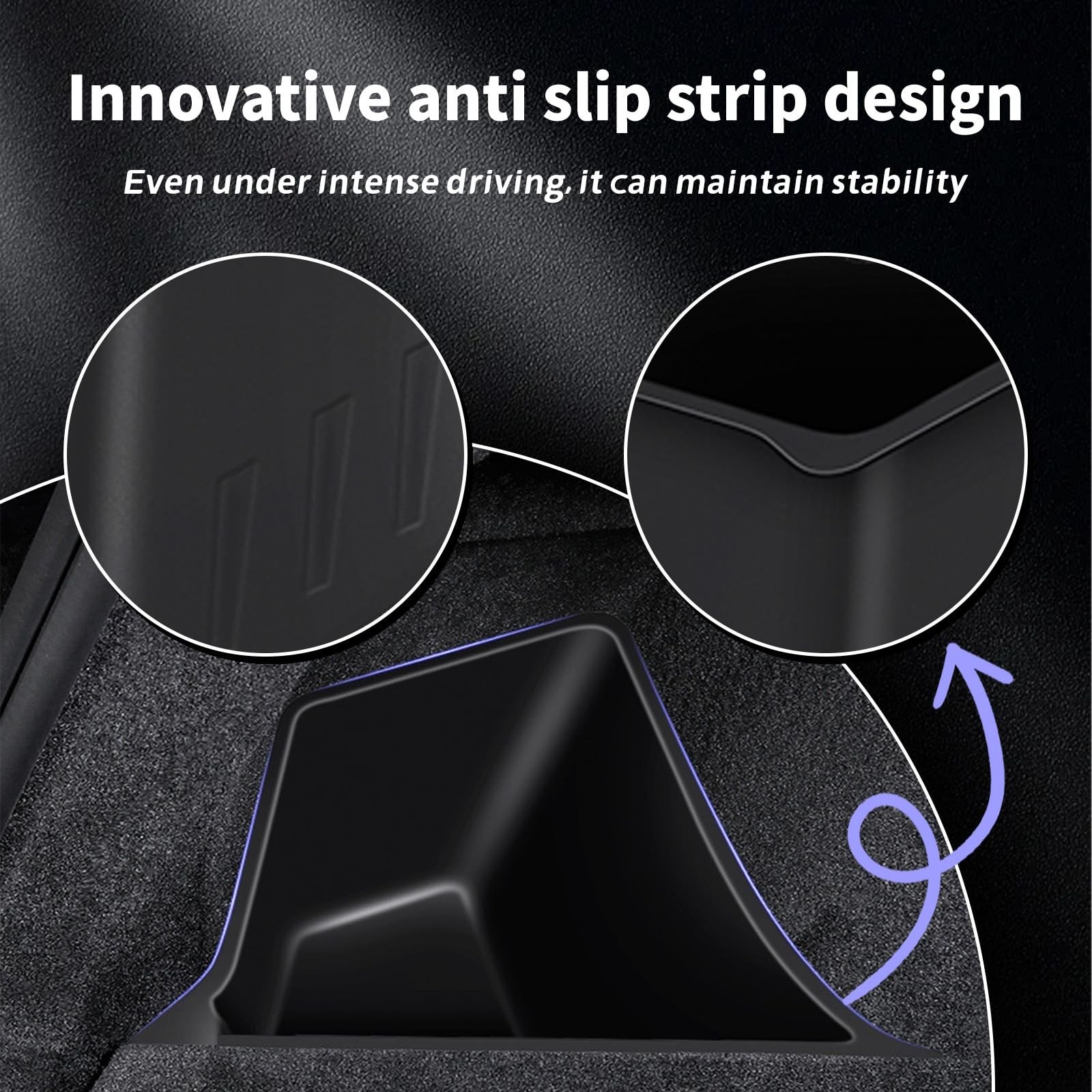 2025 2026 Model Y Juniper Trunk Storage Bins, 2PCS | TPE Waterproof, Anti Sli…