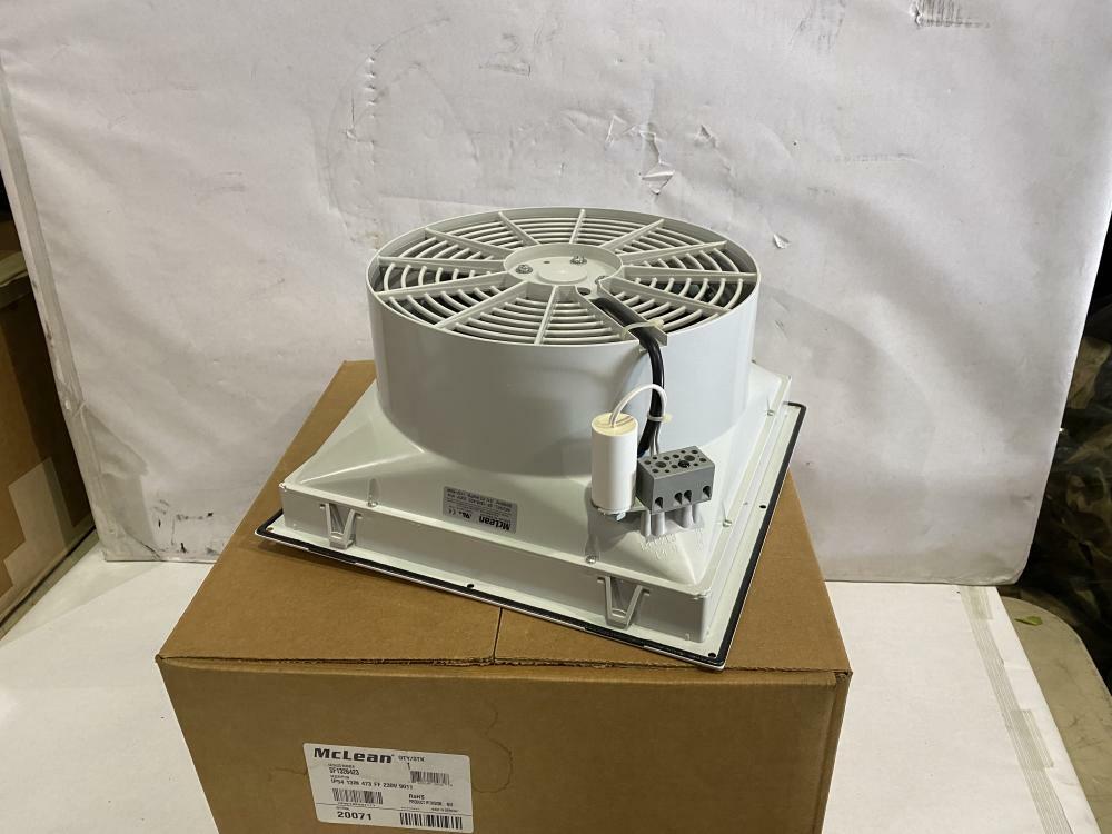 MCLEAN / HOFFMAN COOLING FAN # ST-1326423 230VAC 1PH. 165WATTS IP54 NEW!