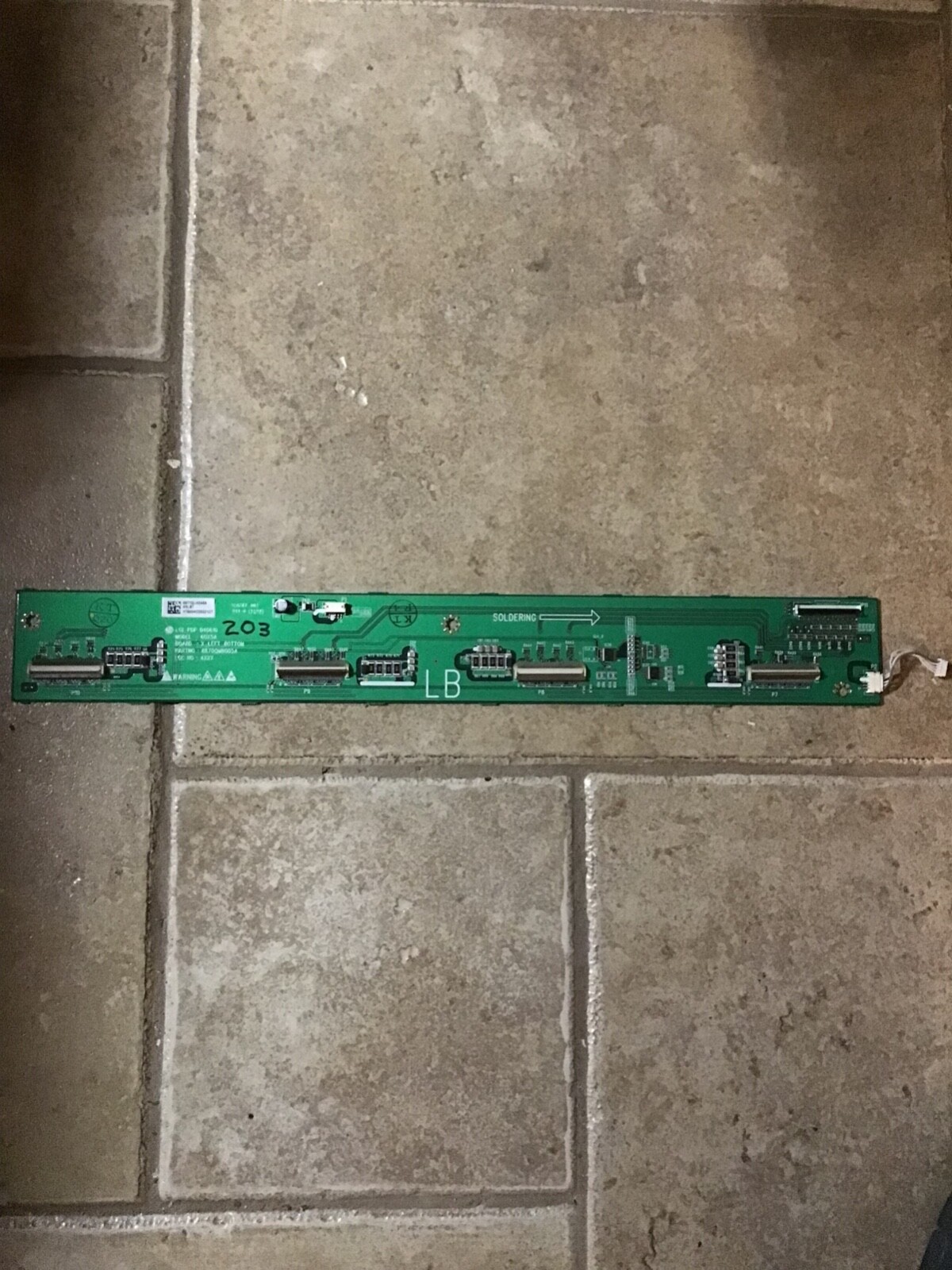 6871QLH046A 6870QMB005A LGE PDP040610 60X5A LG X-Left-Bottom Board
