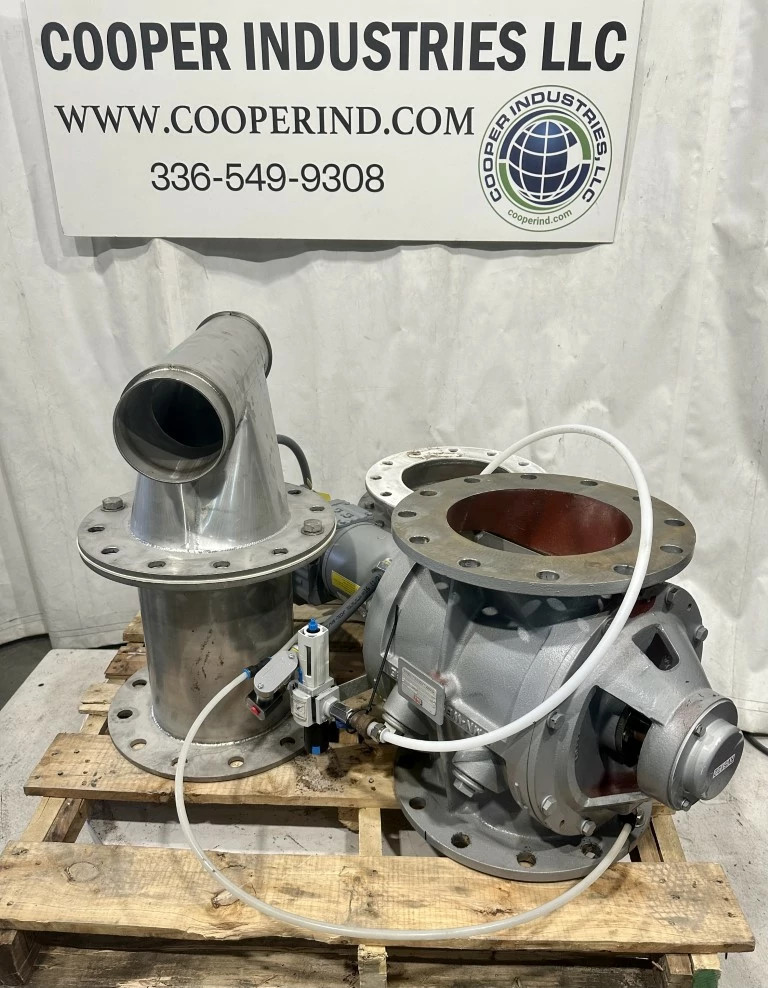 ITEM 2667: 10” DIAMETER DMN WESTINGHOUSE ROTARY AIRLOCK MODEL AL-250-1 USED S…