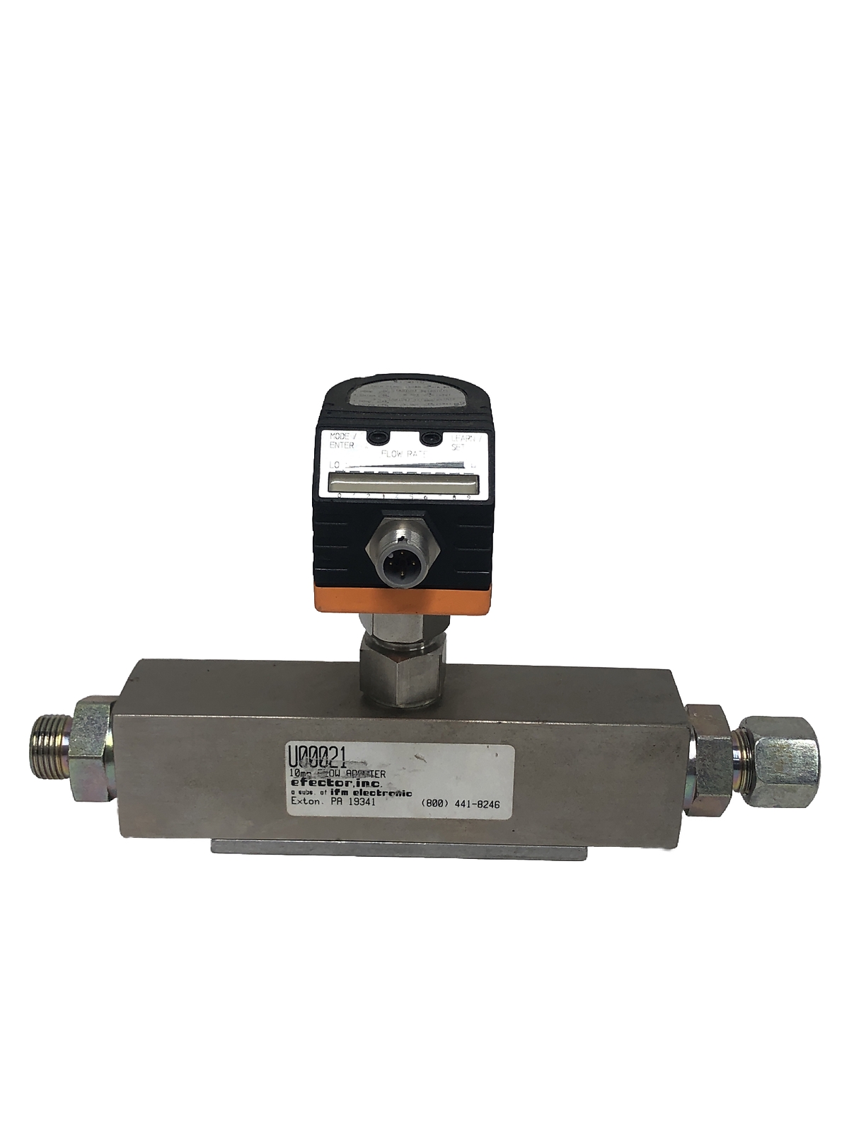 efector inc ifm electronic U00021 10mm Flow Adapter