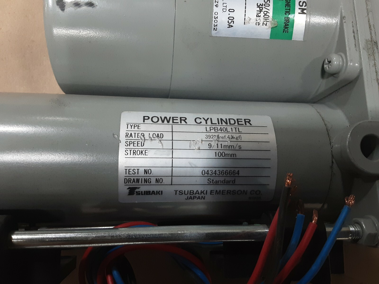 Oriental Motor 4IK25A-SM Magnetic Brake 25W 200V LPB40L1TL CYLINDER #4004D61PR5