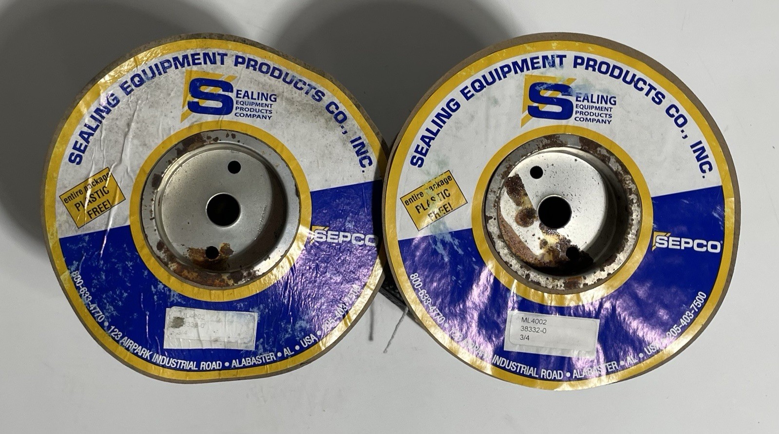SEPCO ML4002 (38332-0) 3/4 Packing Ring (LOT of 2!)