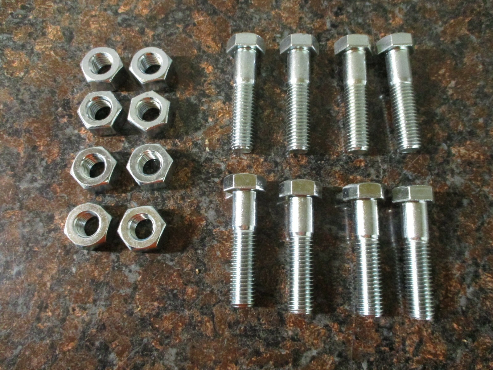 BOX OF 8 NOS Whitney ZBN150-3″ Flange Hex Bolts & Nuts FREE SHIPPING