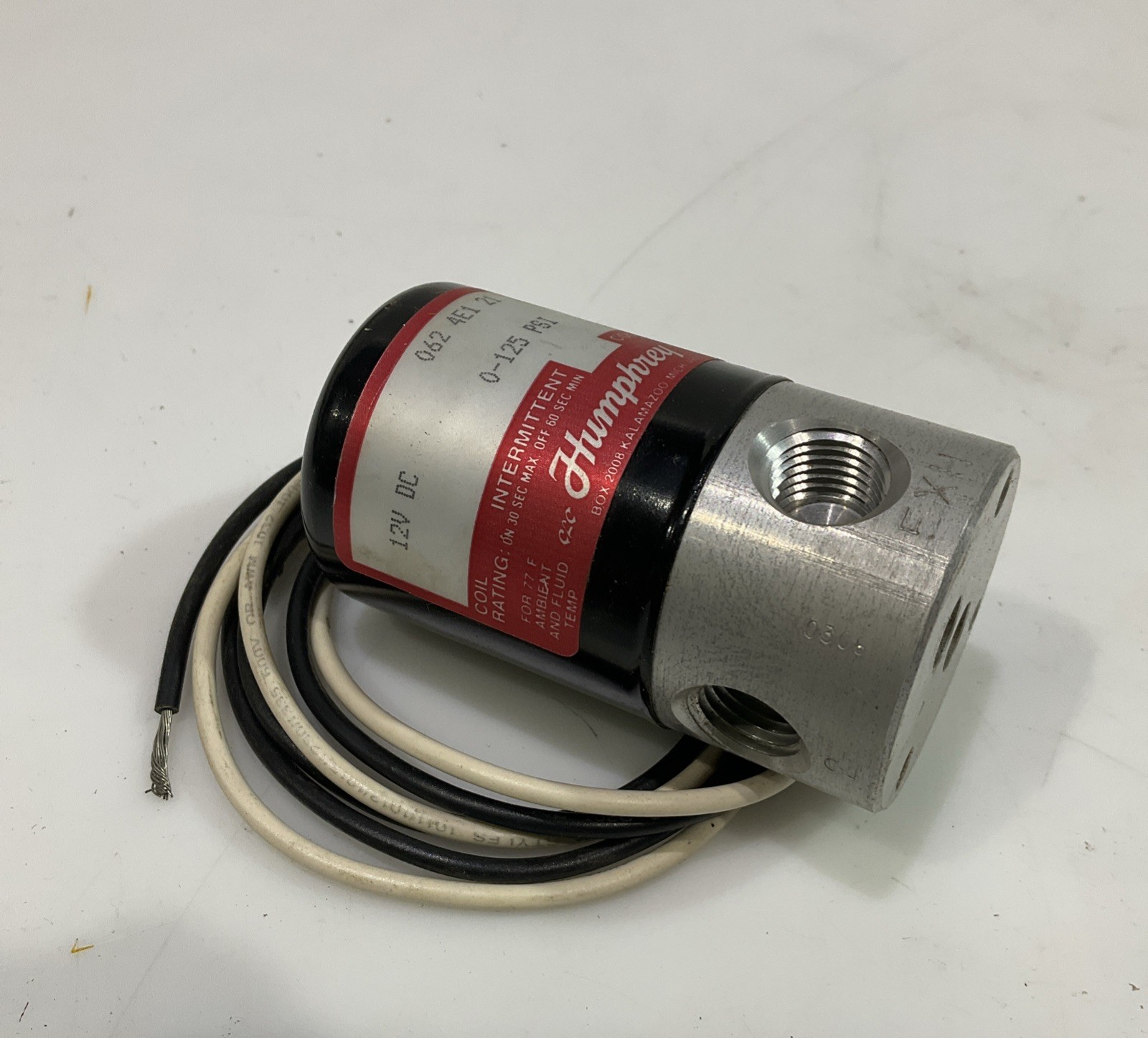 HUMPHREY 062-4E1-21 PNEUMATIC DICTIONARY VALVE 120VDC Y2M