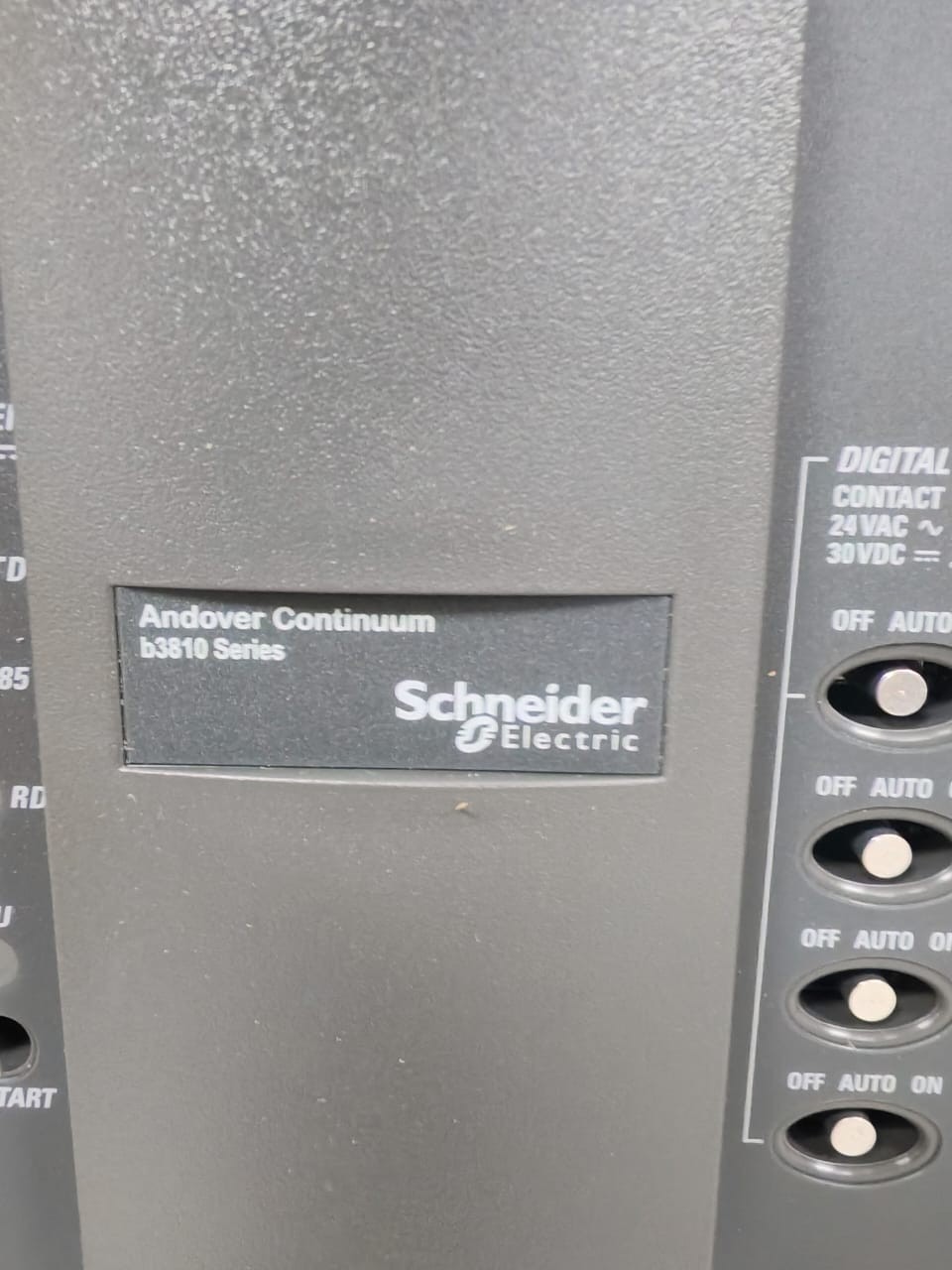 SCHNEIDER ELECTRIC B3814 ANDOVER CONTINUUM B3810 SERIES