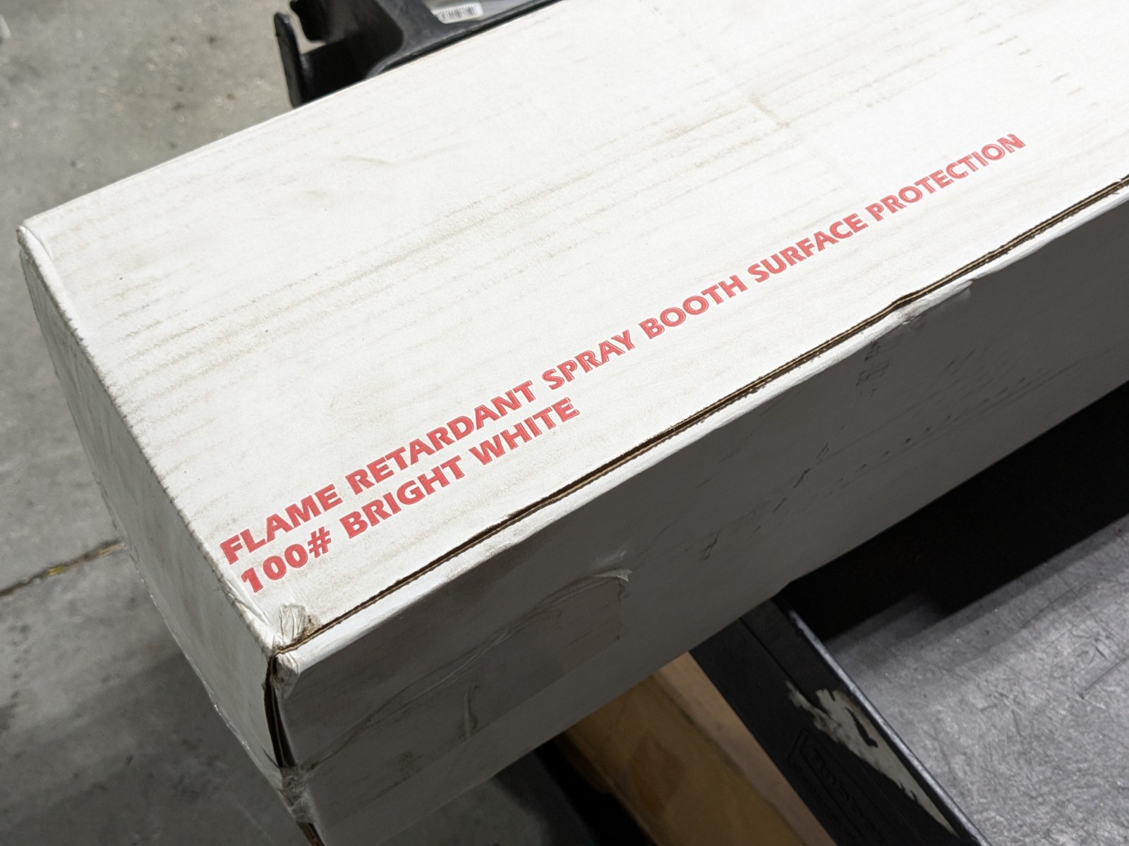 300 FT. Roll of Flame Retardant Spray Booth Surface Protection Paper 42″ Width
