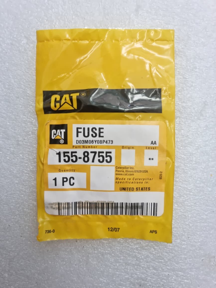LOT OF 12 PCS CAT Caterpillar 155-8755 Fuse New OEM Sealed 1558755 Made In USA