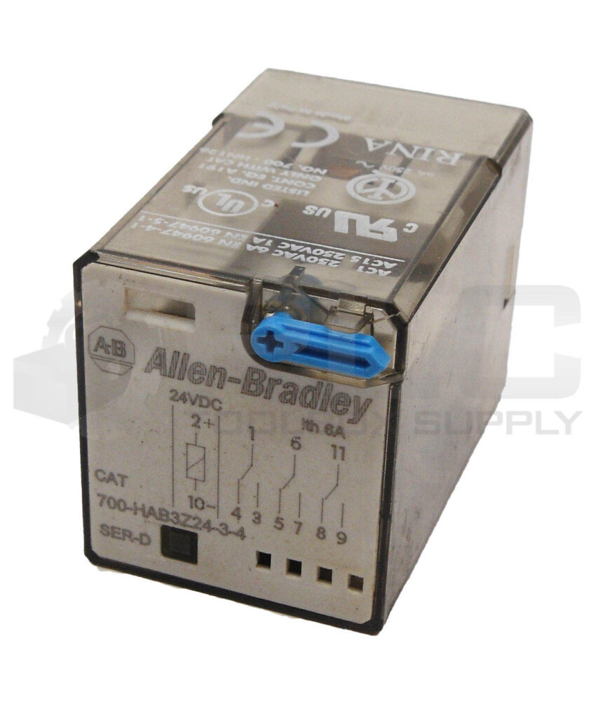 ALLEN BRADLEY 700-HAB3Z24-3-4 /D RELAY 250VAC 6A