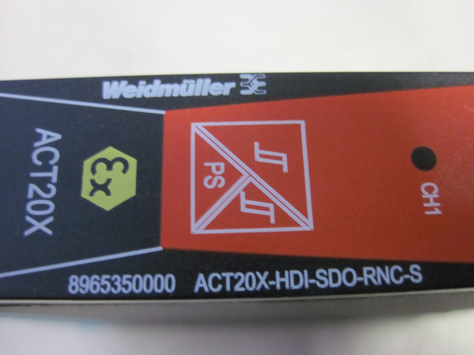 100% WARRANTY Weidmuller ACT20X Signal Converter ACT20X-HDI-SDO-RNC-S