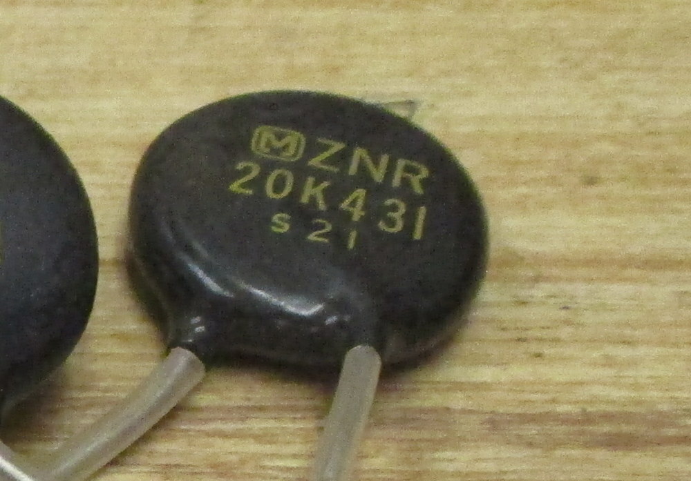 Part ZNR-20K431 Resistor ZNR20K431 W/ ZNR 20K821