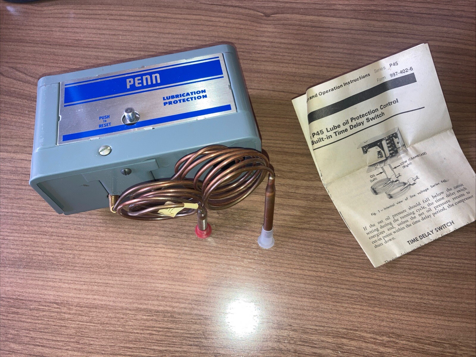 JOHNSON CONTROLS P45 PENN LUBRICATION PROTECTION Refrigeration Time Delay Switch