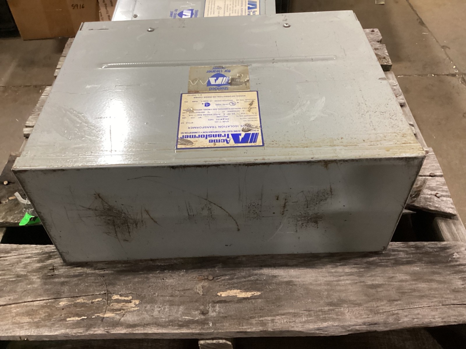 ACME TRANSFORMER DTGB-7-2S – 7.5 KVA DRIVE ISOLATION TRANSFORMER #100JM*ML