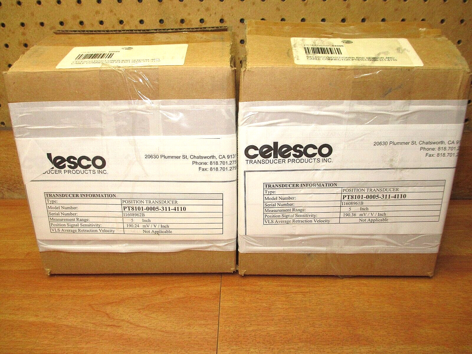 Celesco PT8101-0005-311-4110 *NEW* Position Transducer Bar Sensor