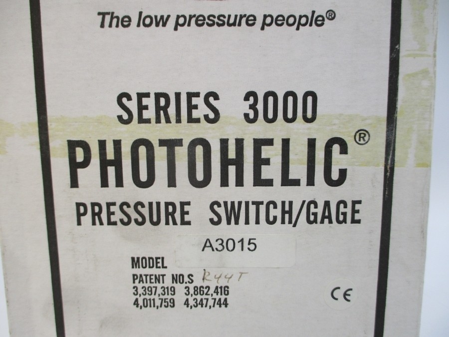 DWYER A3015 120/240VAC 10A 25PSI NSMP