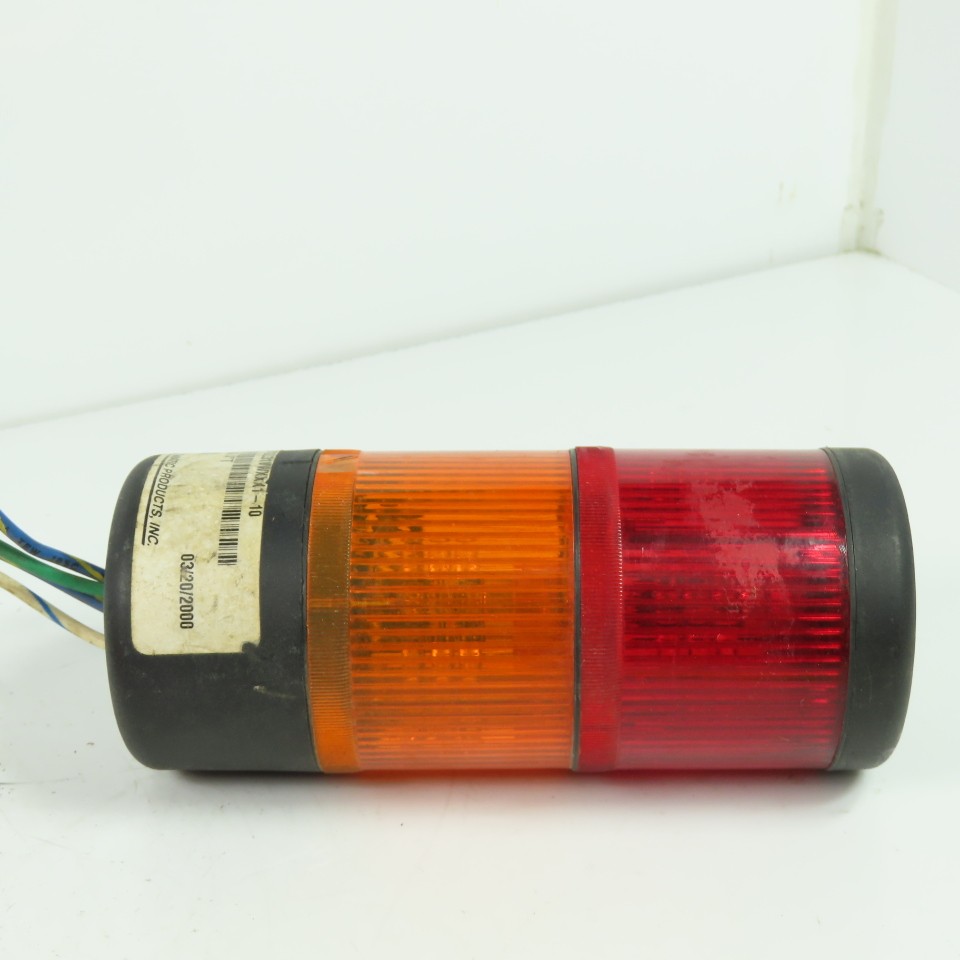 Electro-Matic EMSL31VWXXX1-10 Light Stack Tower Red/Orange 24V 6-1/4″ OAL Lot/3
