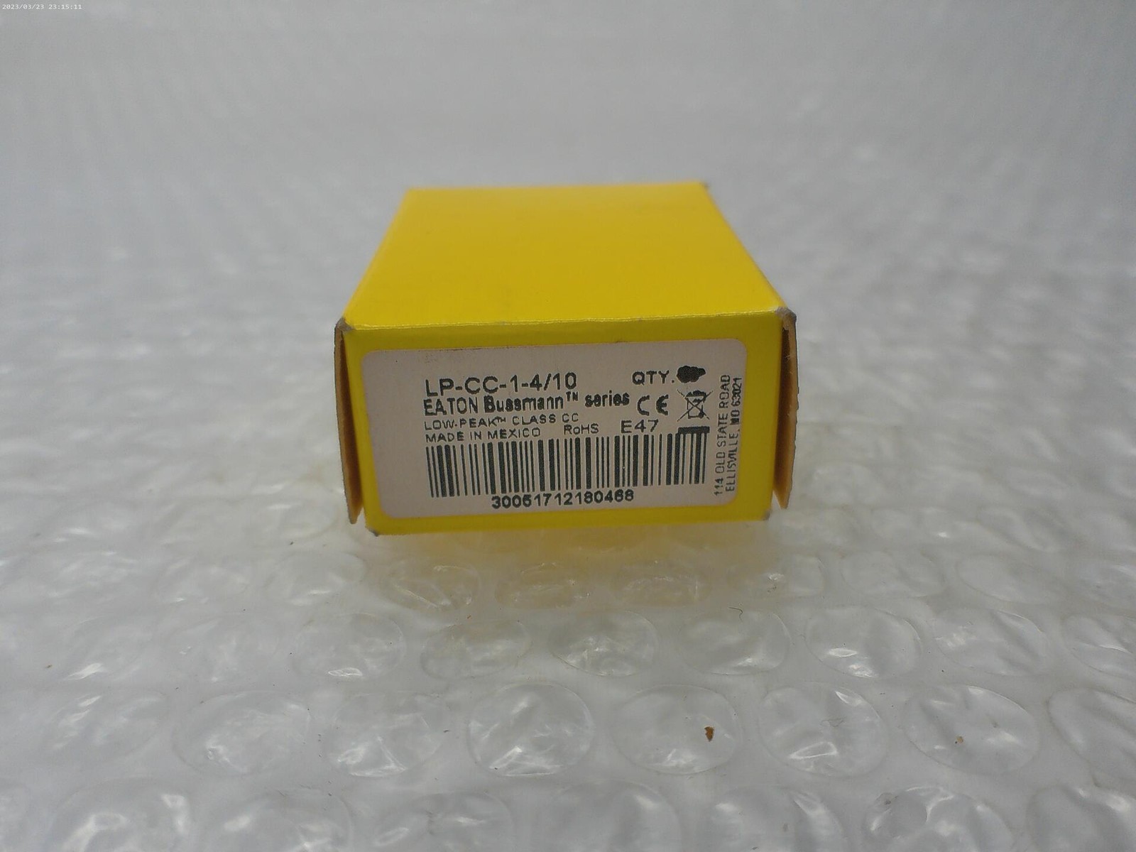 BUSSMANN LP-CC-1-4/10 FUSE PKG OF 5 NSMP