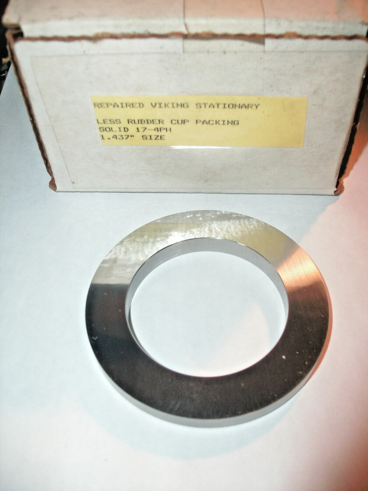 VIKING PUMP 1.437″ STATIONARY STAINLESS 17-4PH SEAL LESS RUBBER CUP PACKING