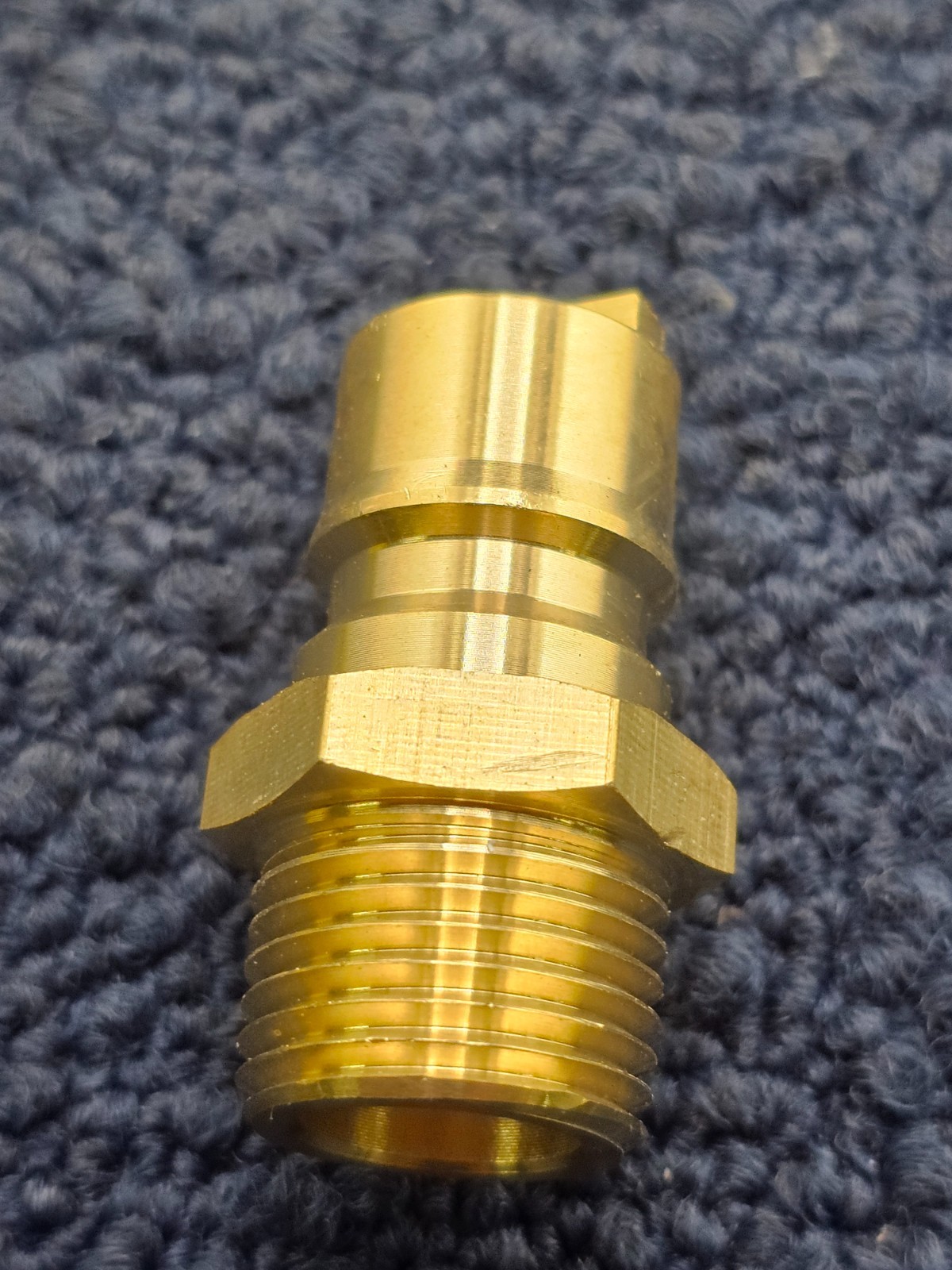 Zhen Dar QDD12: 1/2″ Gas Quick Connect, Disconnect Connector W/ Male Insert Plug