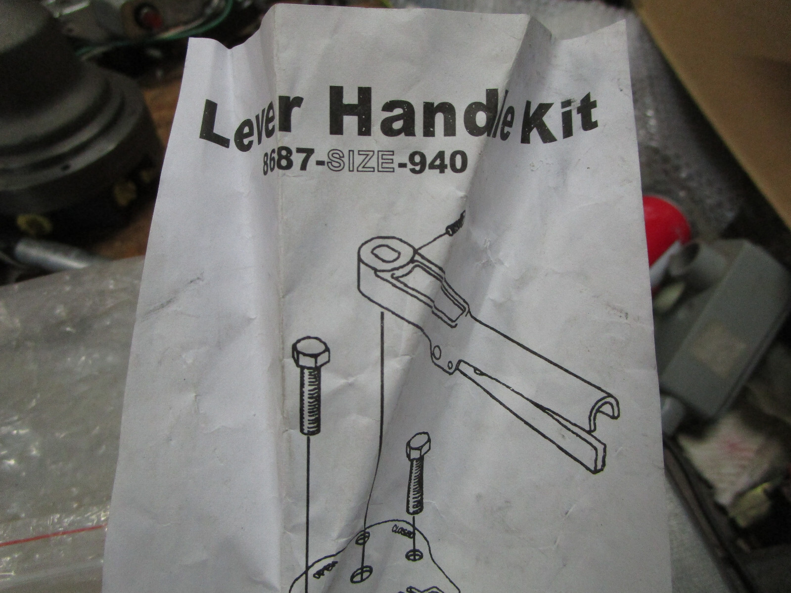 NEW Milwaukee ? Lever Handle Kit 8687 Size 940 NEW SURPLUS O3