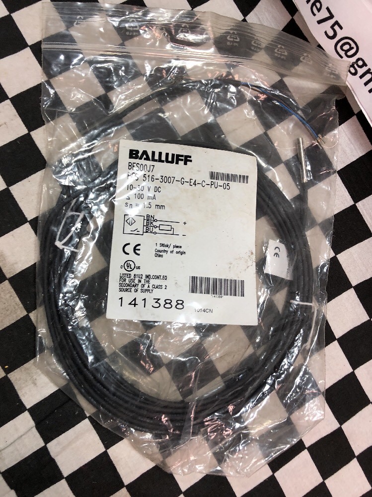 Balluff Inductive Sensors BES 516-3007-G-E4-C-PU-05, 141388, shipsameday#1217B4