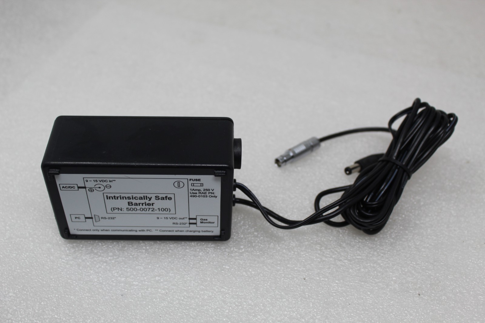 New RAE Systems 500-0072-100 ATEX barrier box 5000072100 490-0103