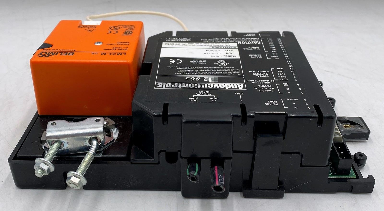 Andover Controls I2865 VAV Controller with Built-In Actuator & Belimo LM24-M