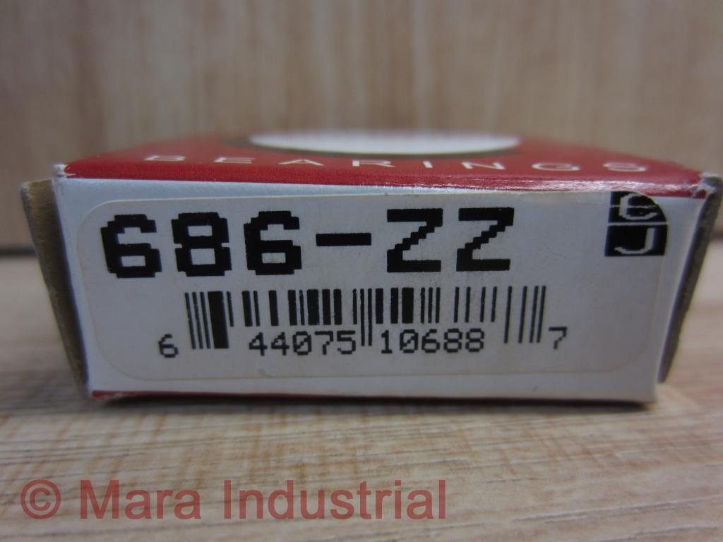Consolidated Bearings 686-ZZ Bearing 686ZZ