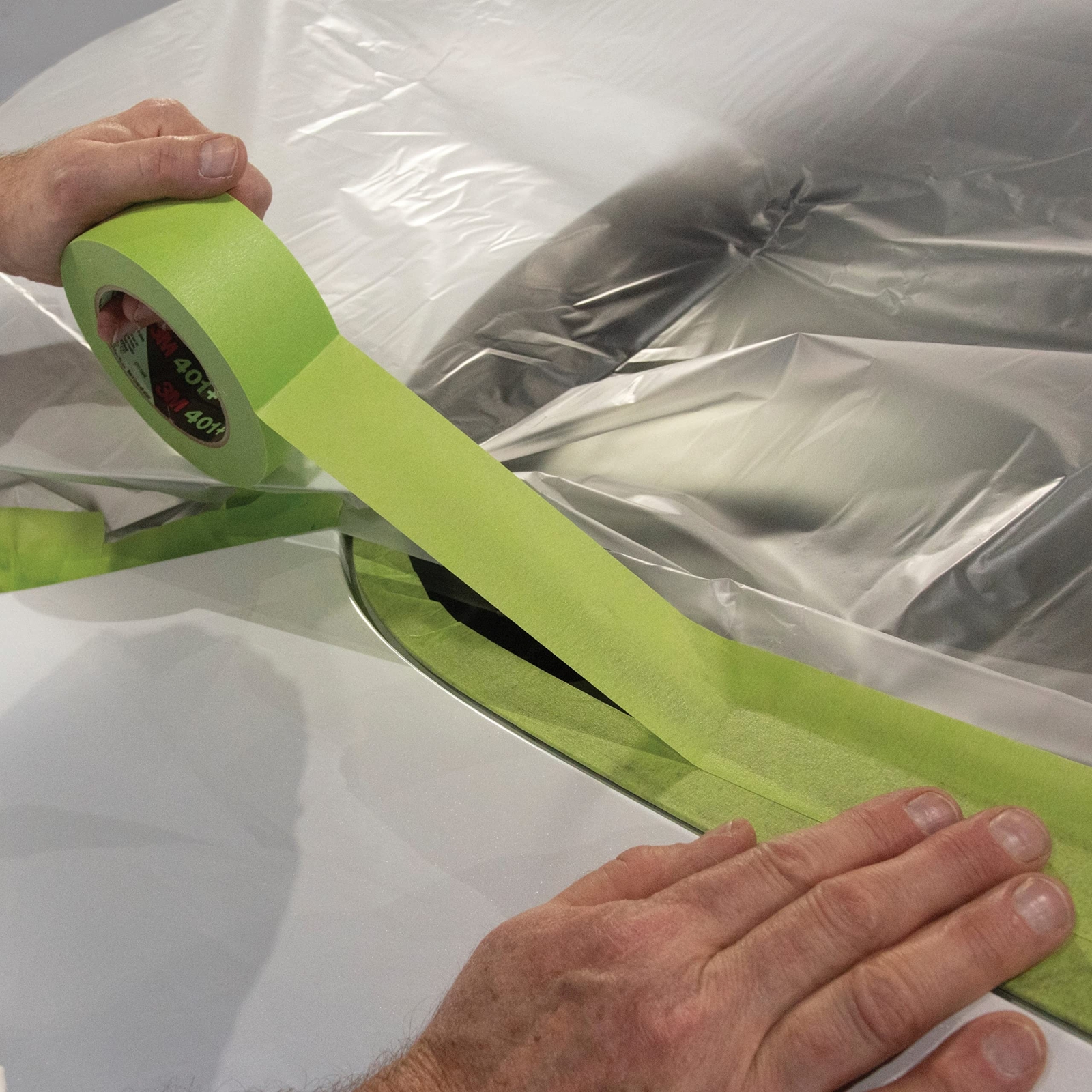 3M High Performance Green Masking Tape 401+ 36 mm x 55 m Conveniently Packaged