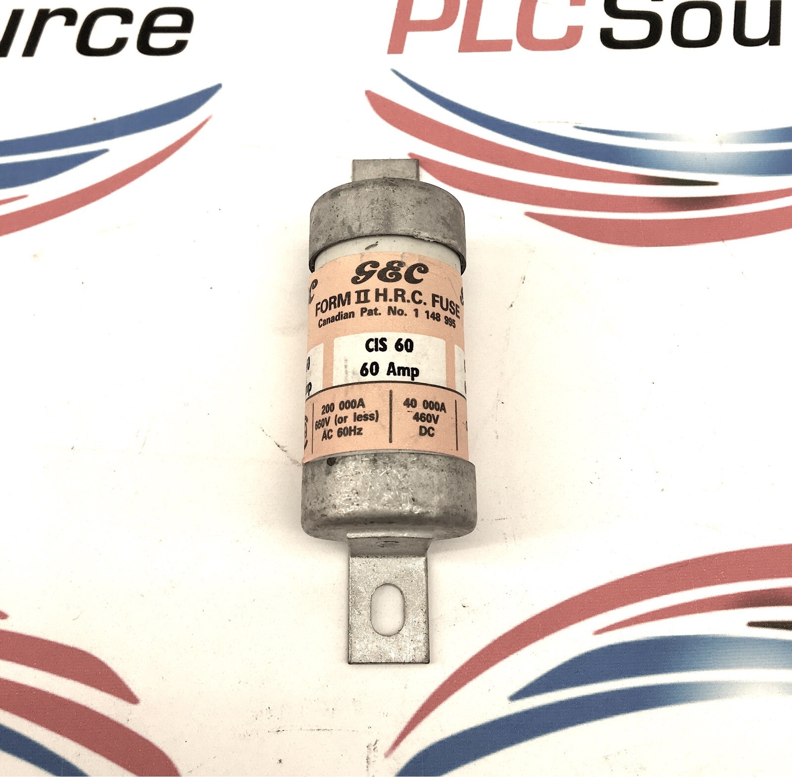 GEC CIS60 FORM 2 HRC FUSE 60A 660VAC 460 VDC 2-PACK