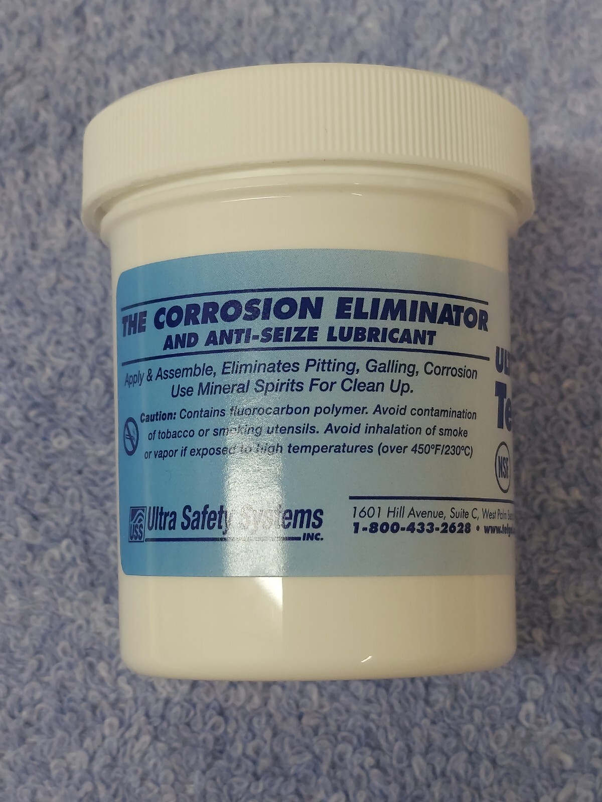 TG-4 Ultra Tef-Gel Corrosion Eliminator And Anti-Seize Lubrican 4oz Tub
