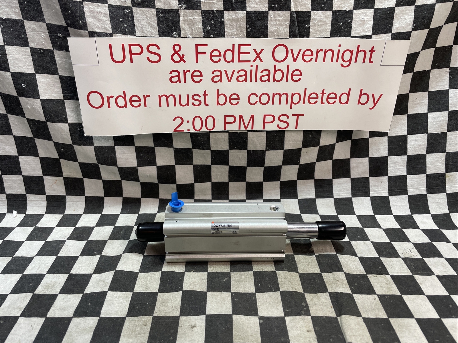 SMC CDQ2WA32-75D2-M9BL, CDQ2WA3275D2M9BL, CQ2 COMPACT CYLINDER, SHIPSAMEDAY
