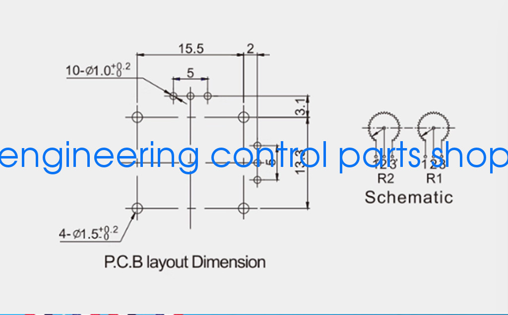 5pcs new for FJP10K-N1 Joystick Potentiometer B10K Handle Without Switch